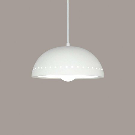 A19 LIGHTING Cyprus Pendant, Bisque P305-WCC-1LEDE26